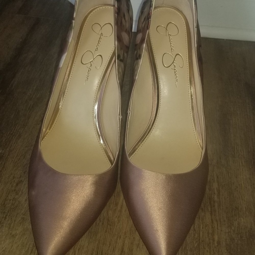 Jessica Simpson Floral Pumps